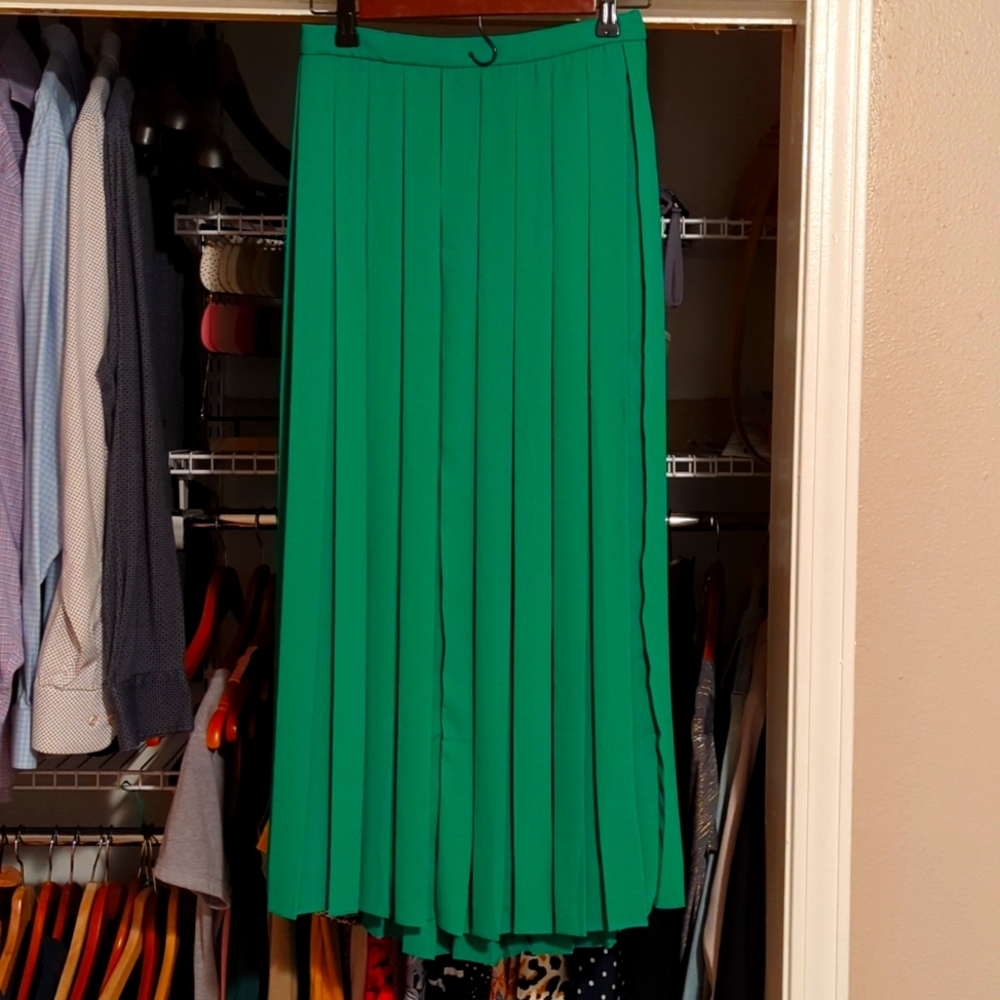 J.Crew NWT Pleated Maxi Skirt
